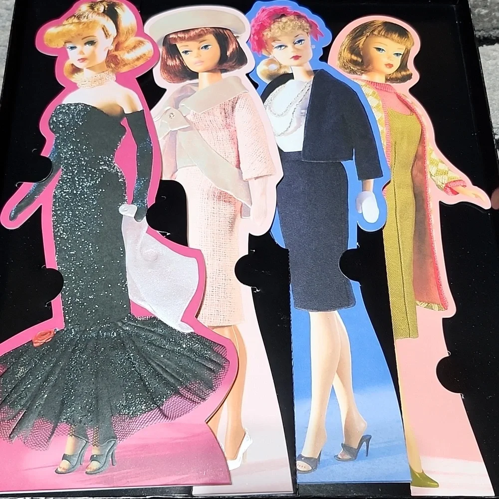 BARBIE NOSTALGIC CARD COLLECTION 2003 BY MATTEL & HALLMARK SET-OF-4